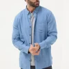 Light Blue Long Sleeve Tadlow Shirt