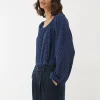 Lily Blue Navy Spot Top