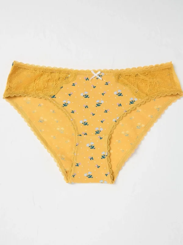 Lottie Yellow Floral Knickers