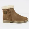 Maggie Brown Suede Boots