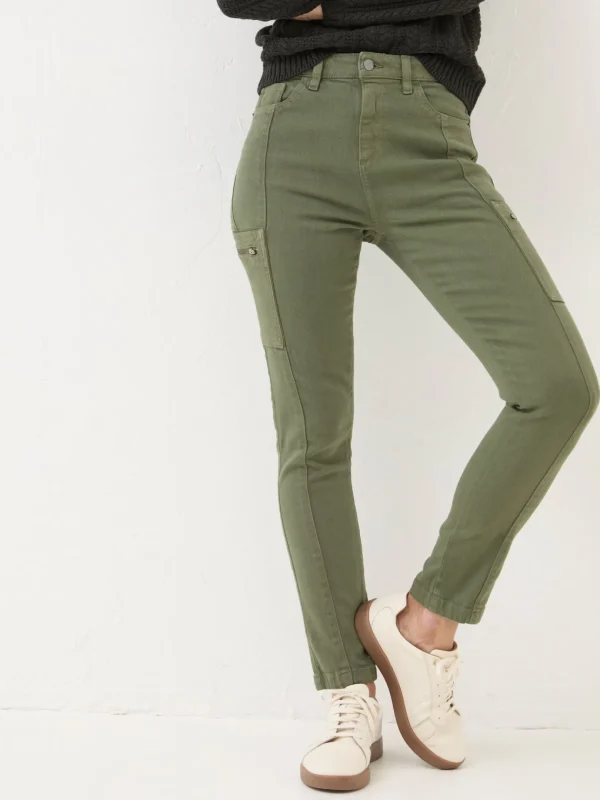 Malvern Green Cargo Trousers