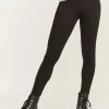 Meribel Black High Rise Leggings