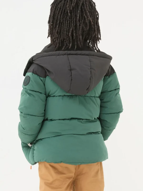 Milo Green Hooded Padded Jacket