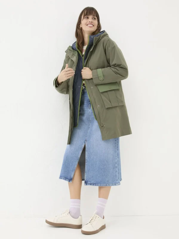 Mira Green Multiway Parka