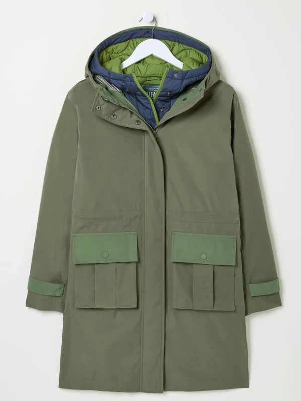 Mira Green Multiway Parka