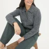 Natalie Grey Collar Cardigan