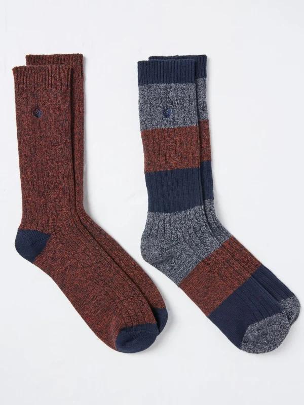 Nathan Blue Geo Socks 2 Pack