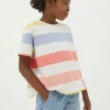 Natural Block Stripe T-Shirt