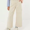 Natural Wide Leg Trousers