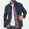 Navy Blue Canvas Worker Jacket