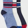 Navy Blue Sport Socks 3 Pack