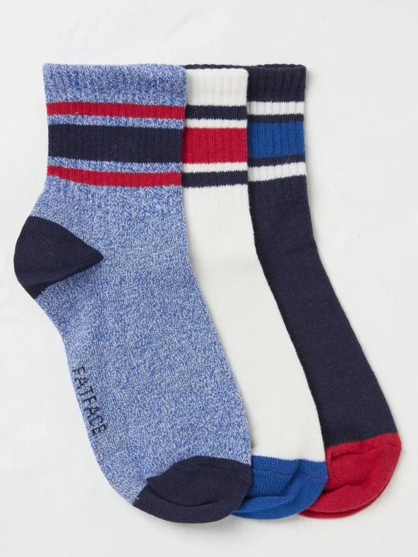 Navy Blue Sport Socks 3 Pack