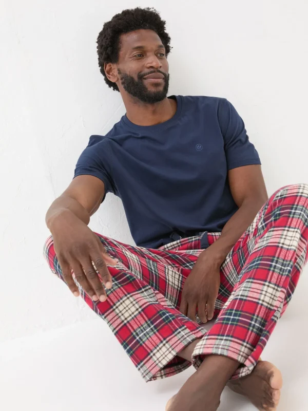 Navy Check Pyjamas Set