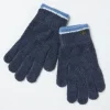 Navy Chenille Gloves