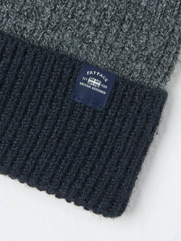 Navy Leo Beanie