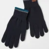 Navy Lewis Touchscreen Gloves