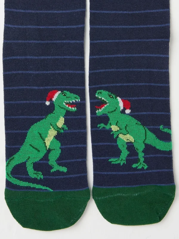 Navy Mens T-TRex Socks 1 Pack