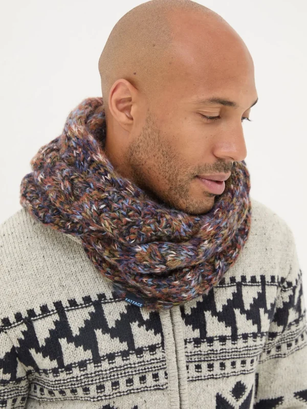 Navy Twist Snood