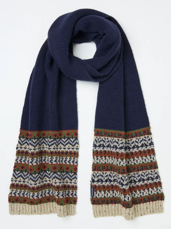 Navy Whistler Scarf