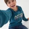 Off Grid Crew Sweat Blue Sweatshirt