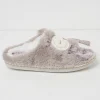 Ophelia Light Grey Ophelia Owl Slippers