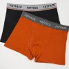 Orange Cotton Boxers 2 Pack