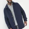 Pendeen Navy Blue Raglan Overcoat