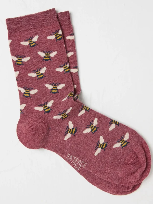 Pink Bee Women's Socks 1 Pack (size 4-7)