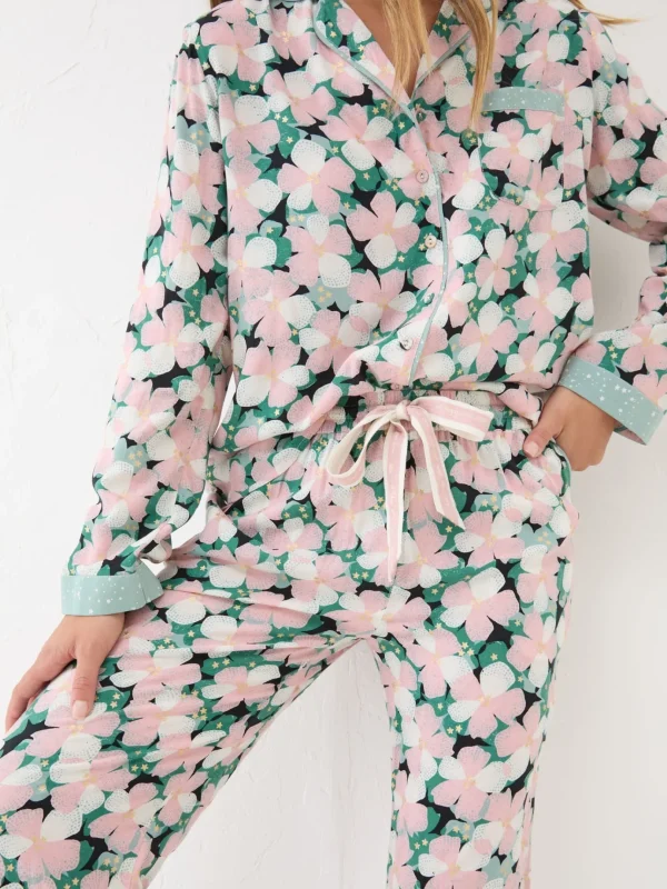 Pink Large Floral Set