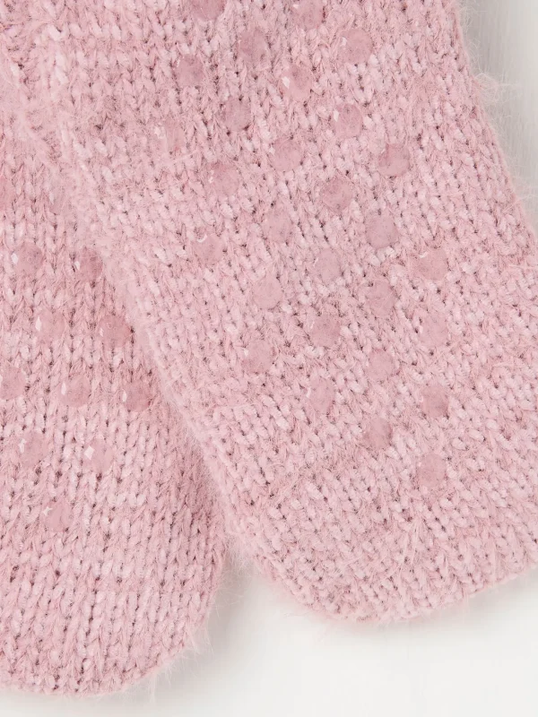 Pink Short Slipper Socks