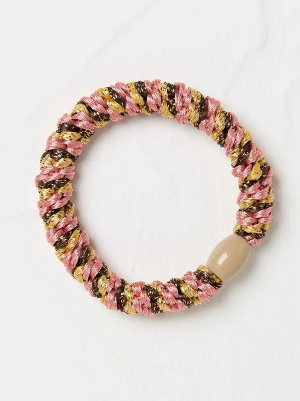 Pink Twist Hair Tie