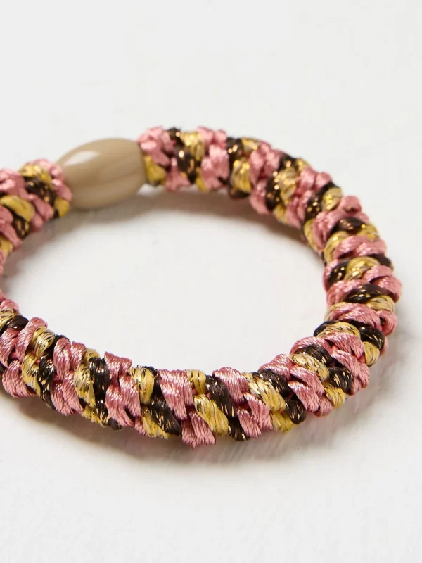 Pink Twist Hair Tie