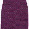 Purple Jennie Ikat Geo Jersey Skirt