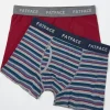 Red Milford Stripe Boxers 2 Pack