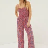 Red Natalie Meadow Jumpsuit