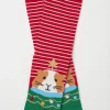 Red Womens Guinea Pig Socks 1 Pack