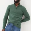 Rye Dark Green Half-Neck