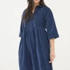 Sara Blue Bubble Cord Dress