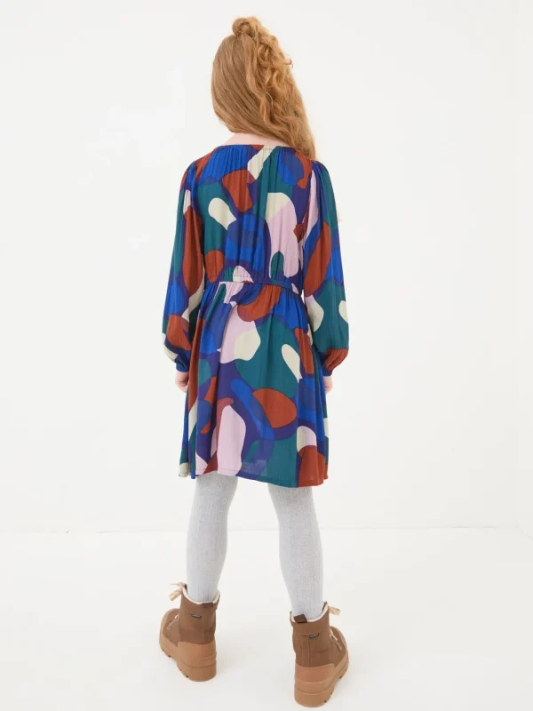 Sasha Blue Abstract Dress