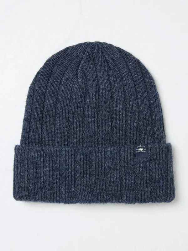 Sebastian Blue Marl Rib Beanie