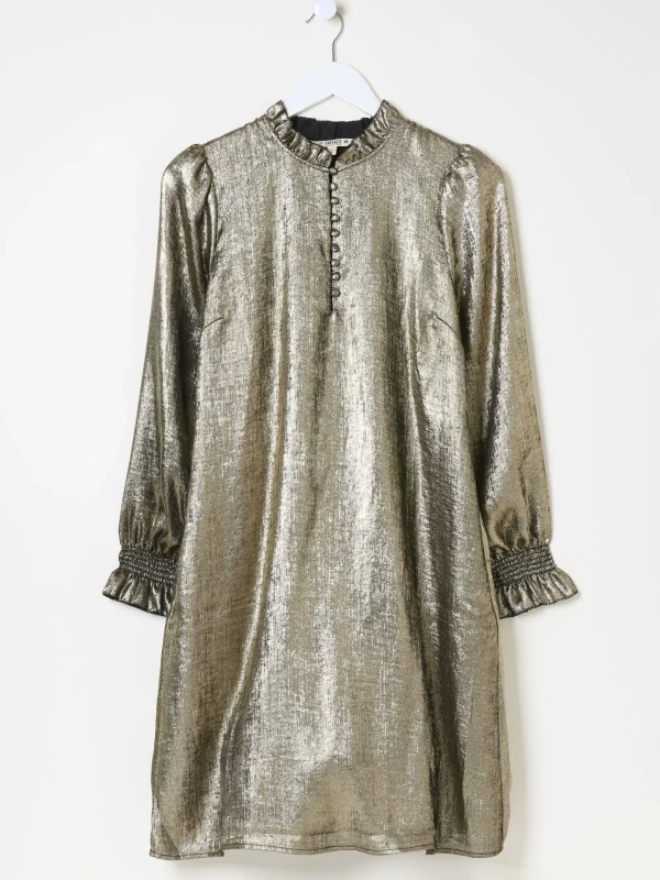 Silas Gold Metallic Dress