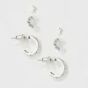 Silver Star Moon Multi Pack Earrings