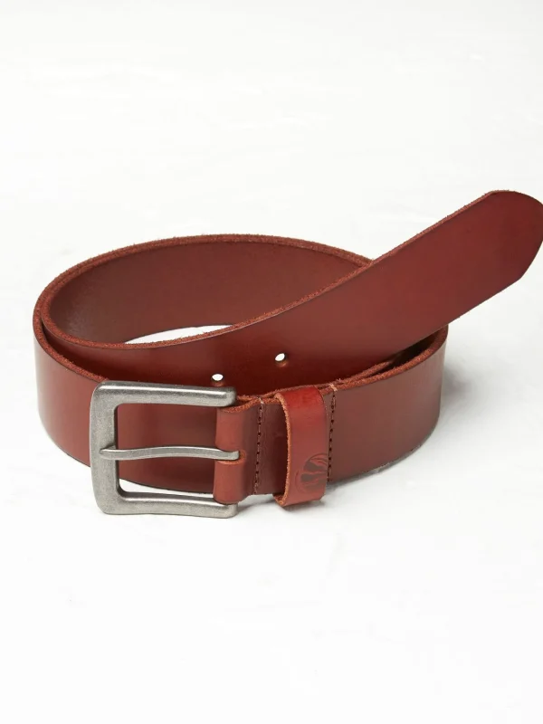 Tan Brown Italian Leather Belt