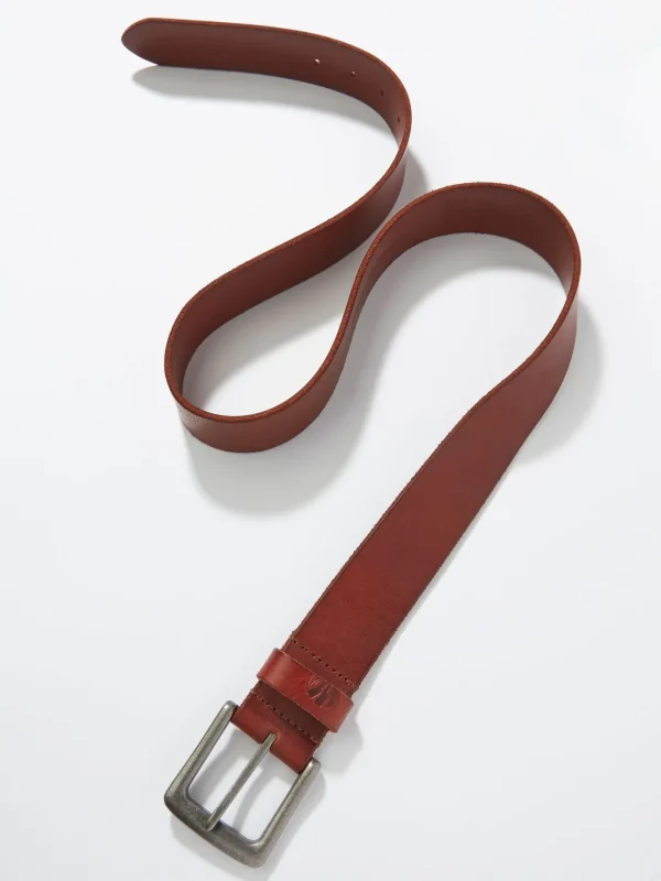 Tan Brown Italian Leather Belt