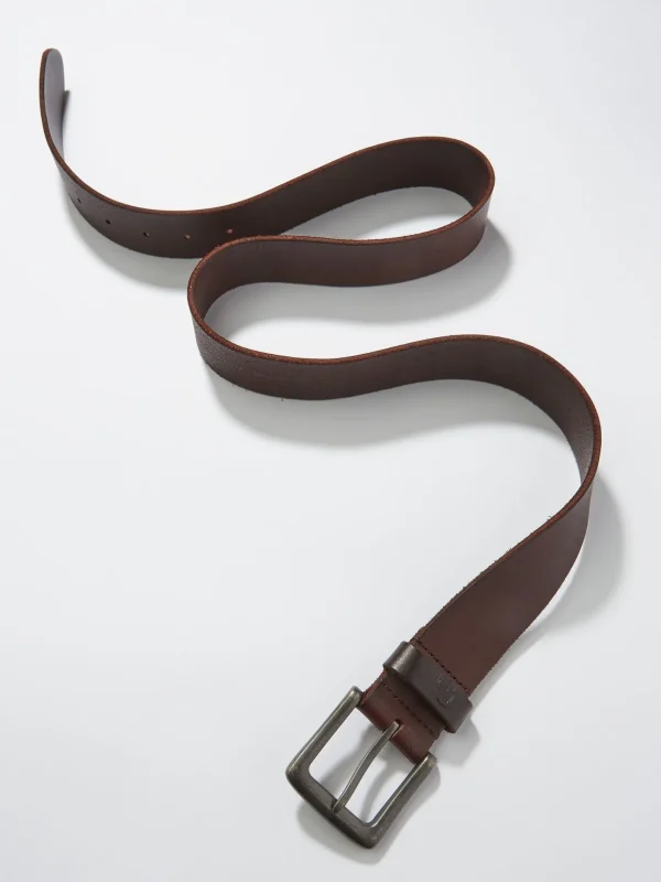 Tan Brown Italian Leather Belt