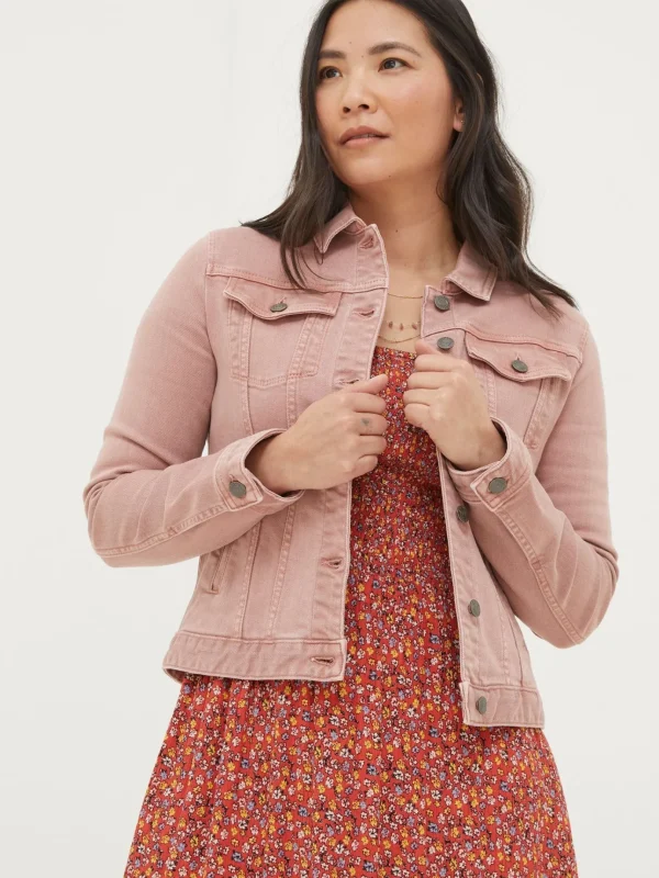 Tasha Pink Denim Jacket