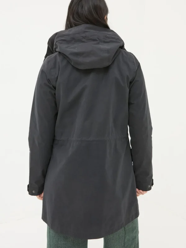 Tiegan Black Waterproof Coat