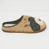 Tobi Tan Brown Terrier Dog Slippers