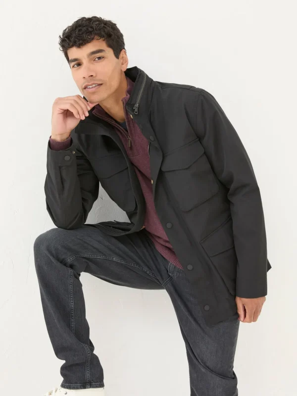 Truro Black Waterproof Jacket