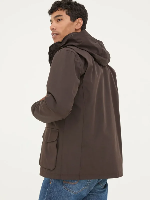 Truro Dark Brown Waterproof Jacket